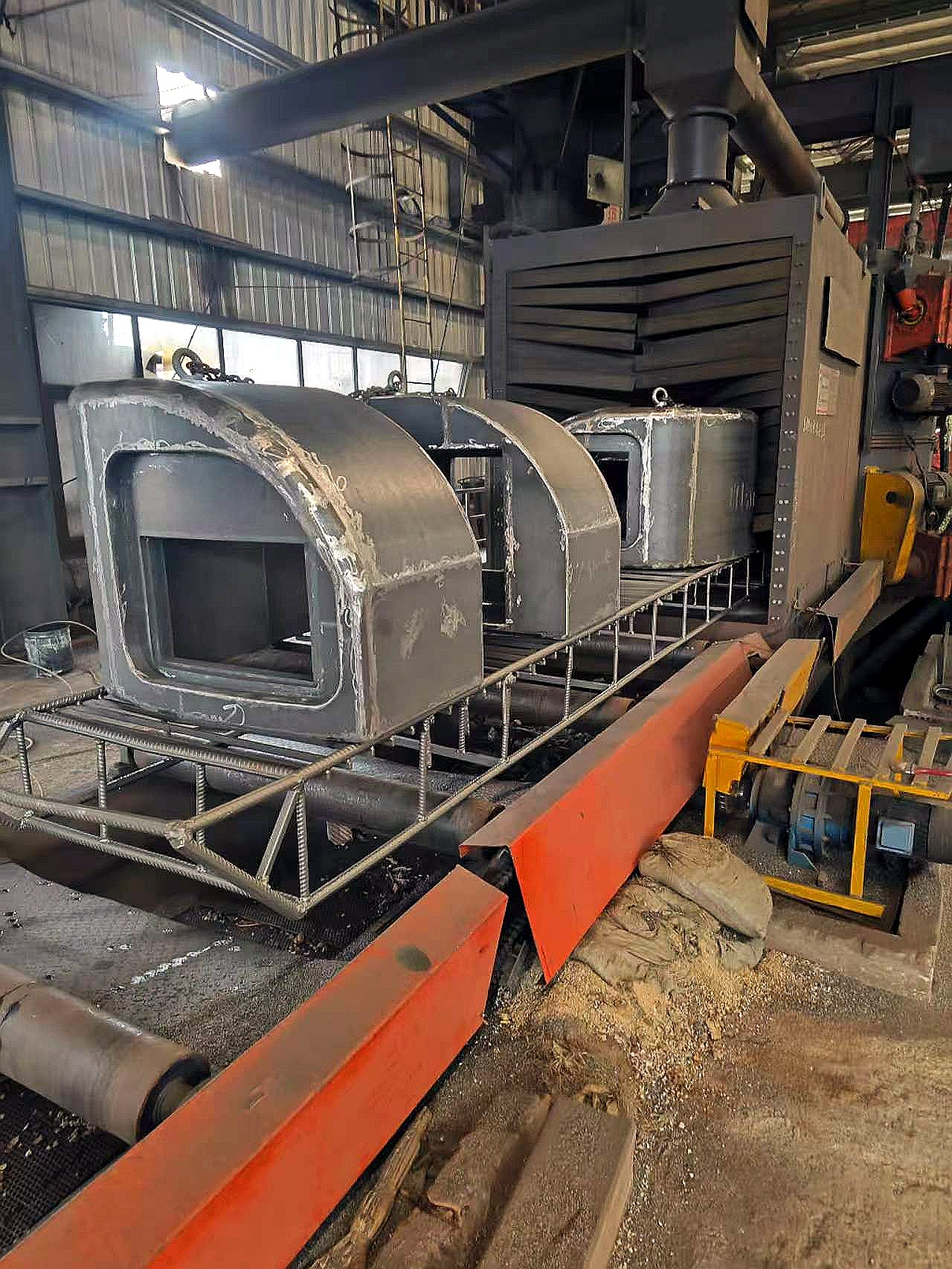 Through-feed Shot Blasting Machine