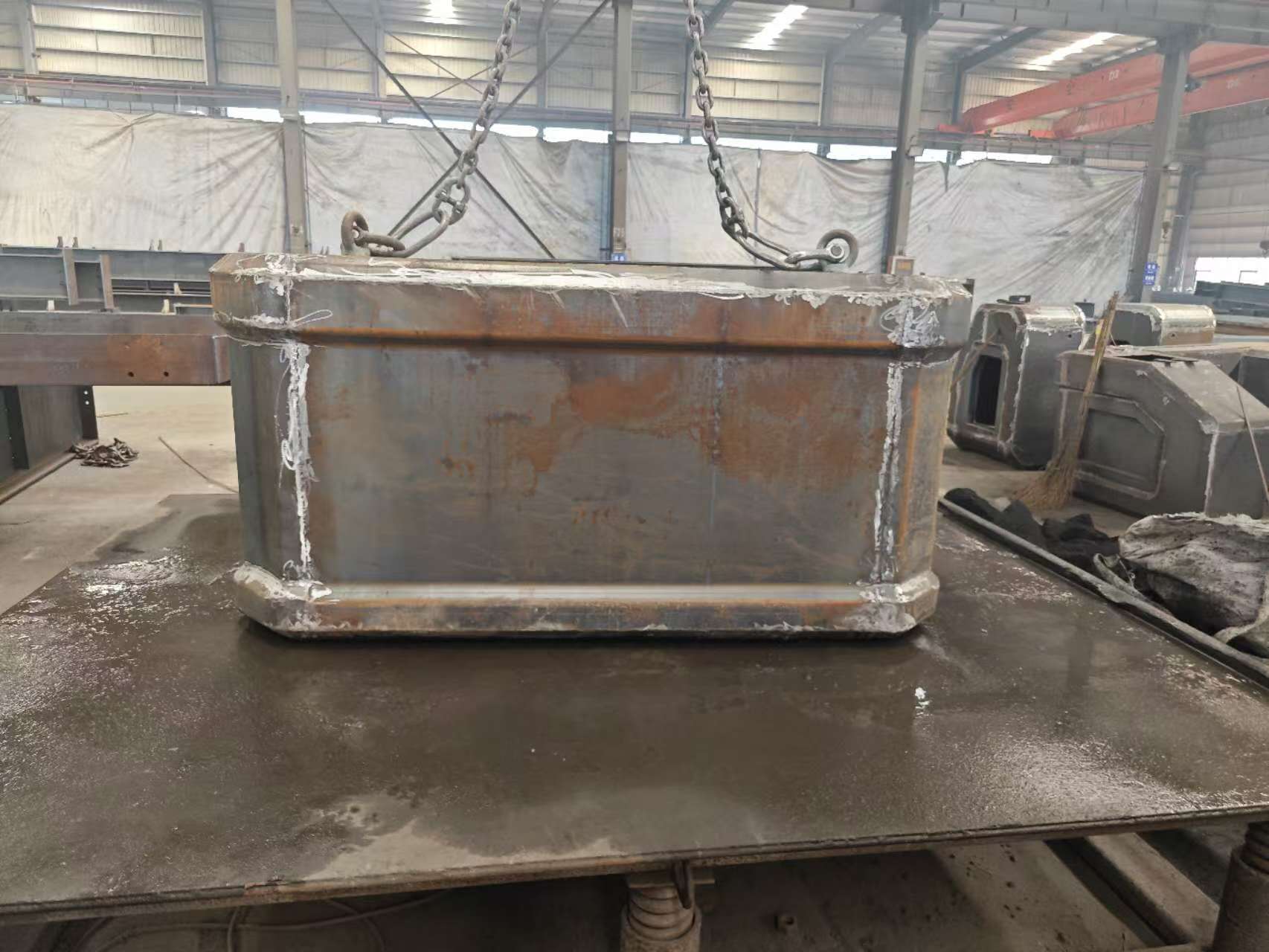 Welded Composite Counterweight Production Area