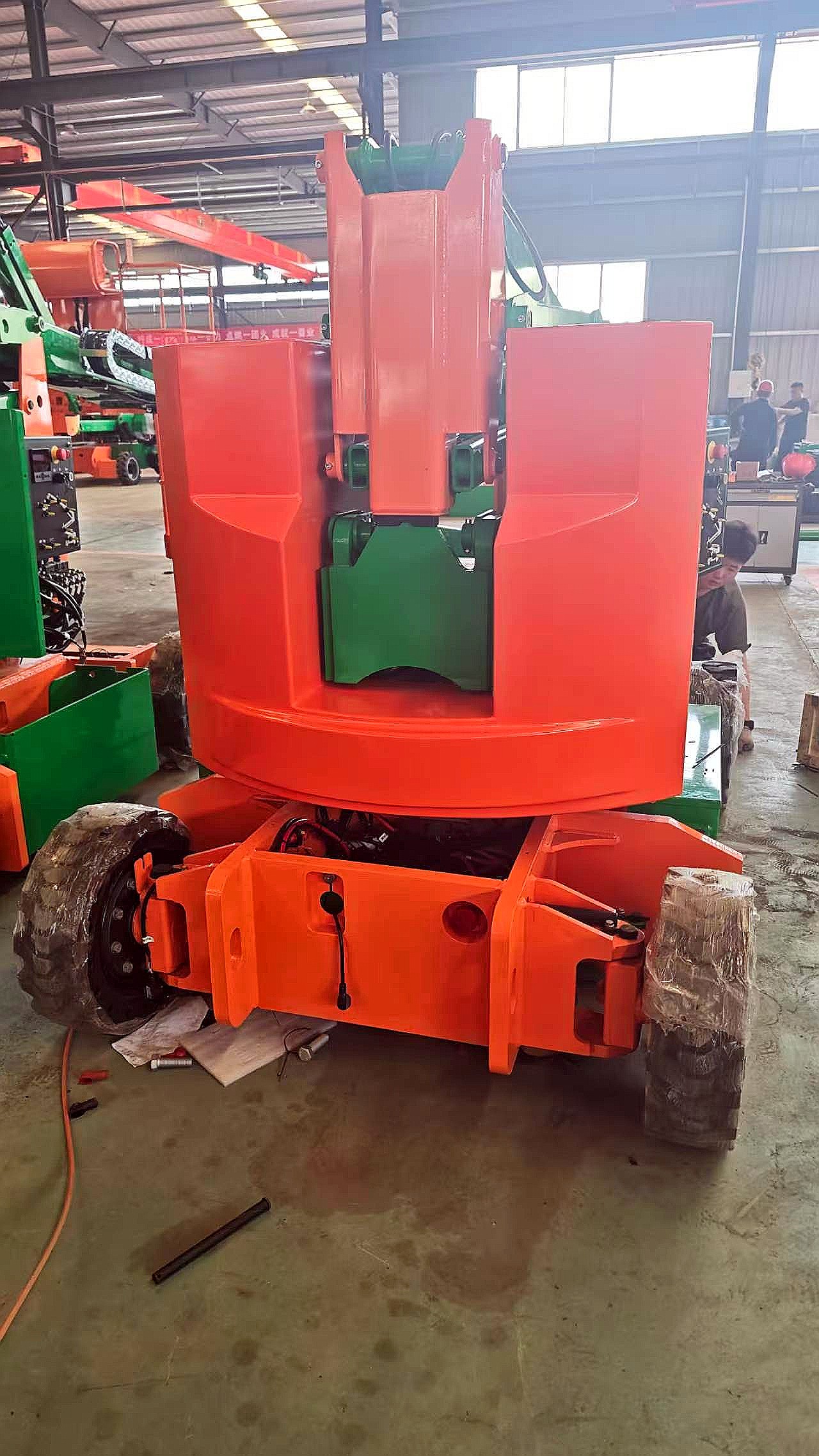 14m Articulated Boom AWP Welded Composite Counterweight
