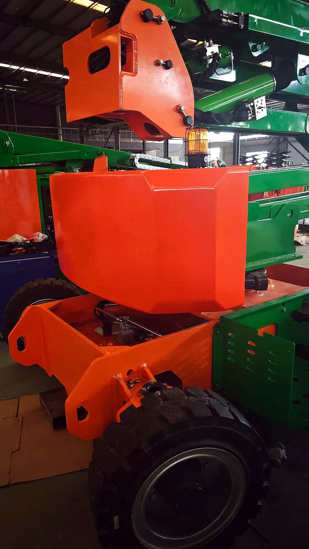 16m Straight Boom AWP Welded Composite Counterweight